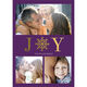 Joy Gold Foil Holiday Photo Cards Image 5 of 8